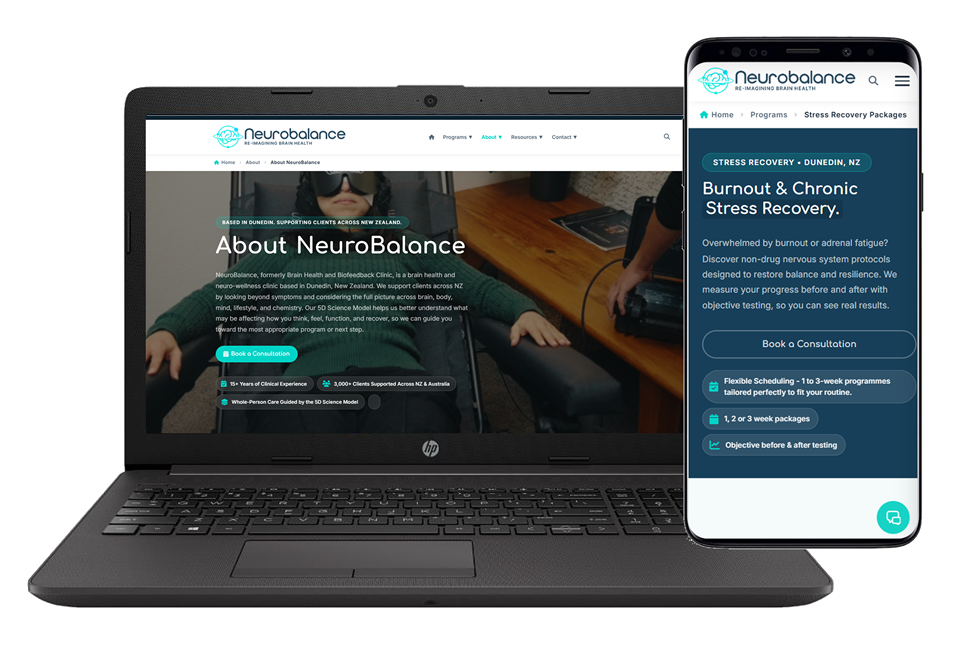 NeuroBalance Website Design